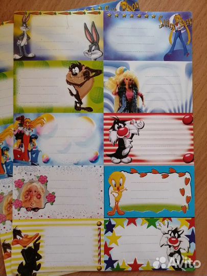 Наклейки Барби Сейлор Мун Русалочка