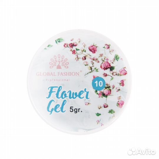 Гель с сухоцветами 5 гр, Flower Gel 10