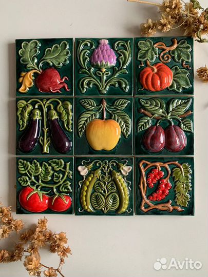 Изразец ручная работа 10х10