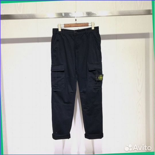 Широкие карго брюки Stone Island (Арт товара: 25456)