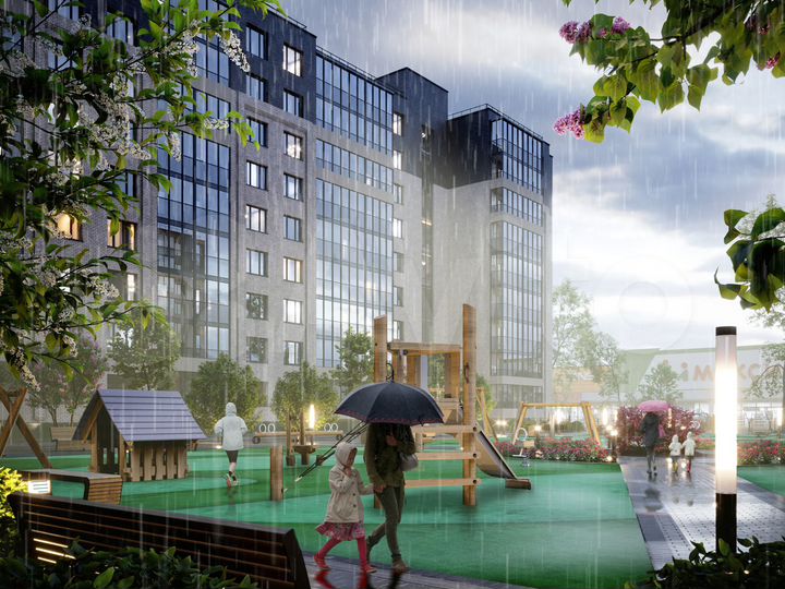 Квартира-студия, 26,7 м², 9/9 эт.