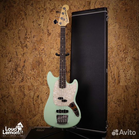 Fender Am Perf Mustang Bass Satin Surf Green 2019