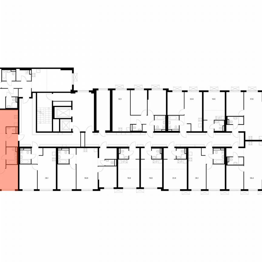 3-к. квартира, 76,9 м², 11/11 эт.