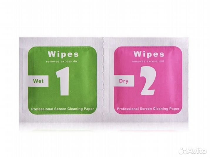 Набор салфеток для наклейки защитного стекла