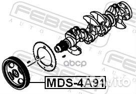 Шкив коленвала mitsubishi lancer 07- MDS-4A91