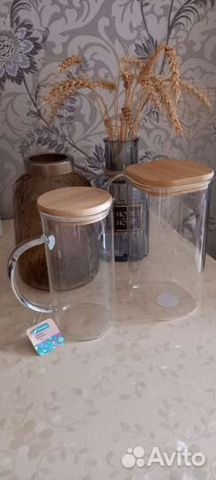 Ваза, кувшин, банка д/сыпучих продуктов