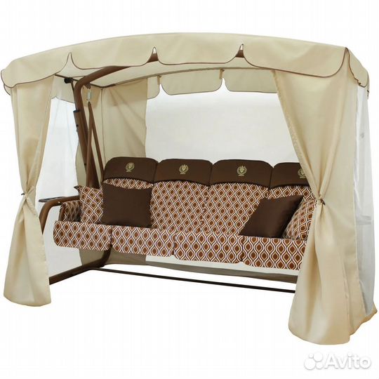 Садовые качели четырехместные 