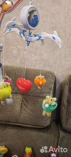 Музыкальная карусель на кроватку