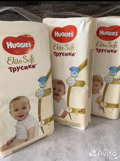Трусики Huggies Elite Soft 3,4,5,6