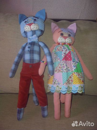 Куклы Сладкая парочка кот Васька и кошка Машка