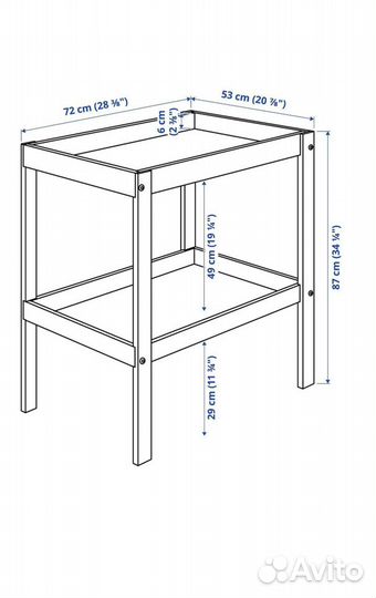 Пеленальный столик IKEA