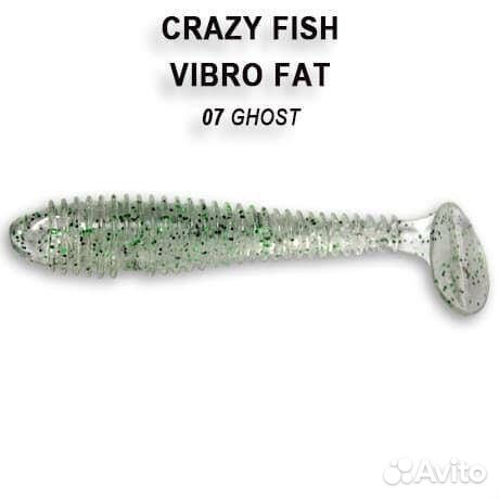 Силиконовая приманка Crazy Fish Vibro Fat 4