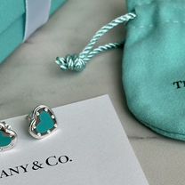 Tiffany серьги серебро Тифани