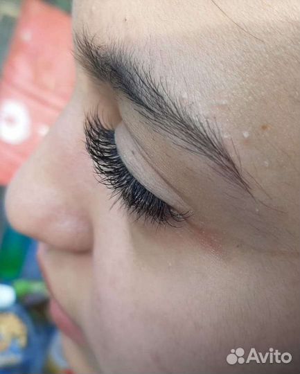 Наращивания ламинирование ресниц оформление бровей