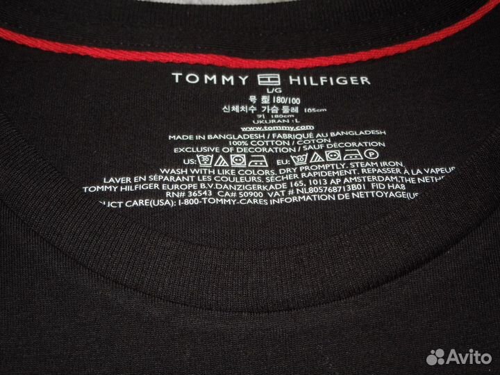 Tommy hilfiger футболка XL