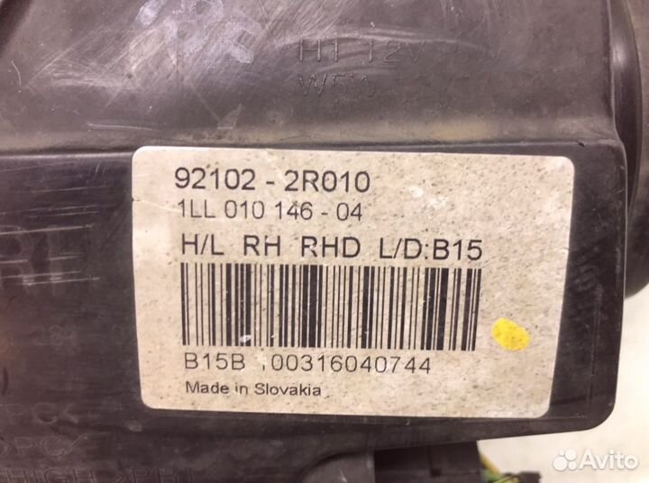 Фара 921022R010 Hyundai i30 (2007-2012)