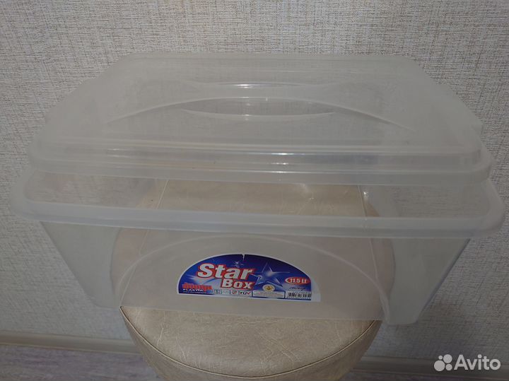 Коробка пластиковая прозрачная
