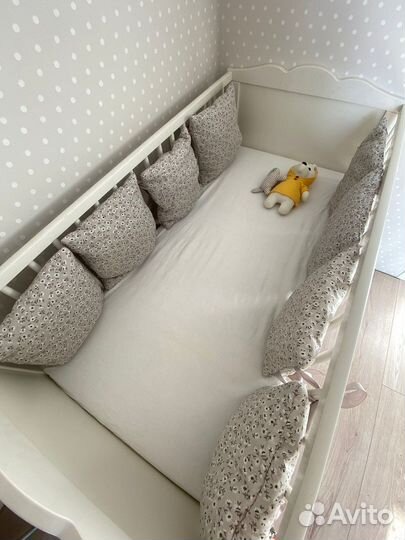 Бортики в детскую кроватку