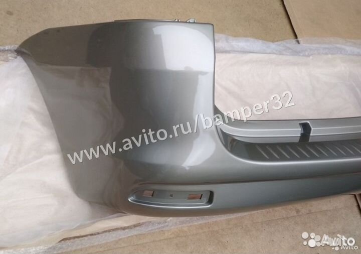 Лада Ларгус бампер задний в цвет Серый базальт 242