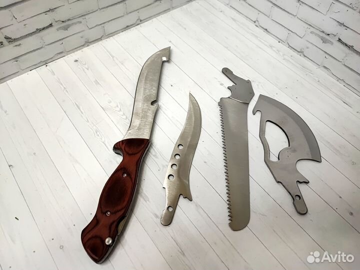 Набор туристический, пила, топор, 2 ножа, в чехле