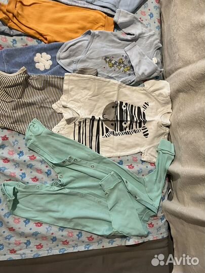 Пакет большой вещей 56-74 размер на мальчика