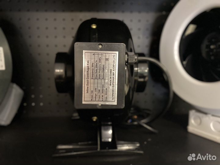 Вентилятор канальный круглый 100