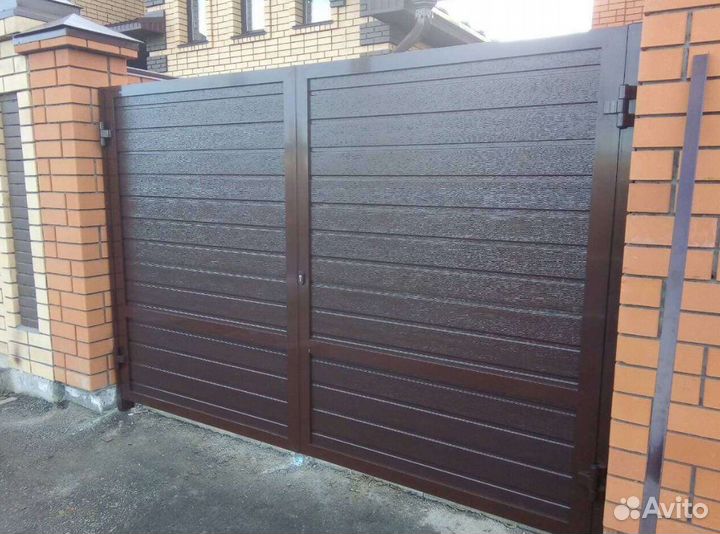 Ворота Распашные Заказать Профессионально