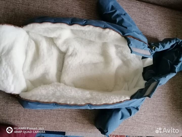 Конверт для новорожденного на овчине