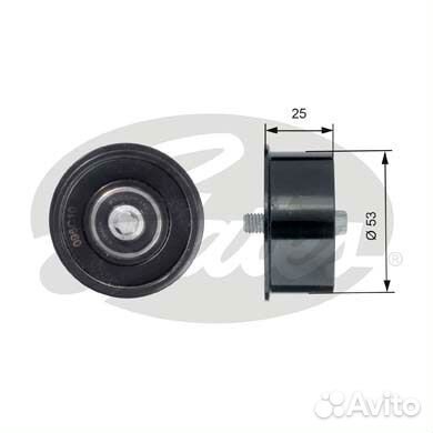 Направляющий ролик привода грм powergrip