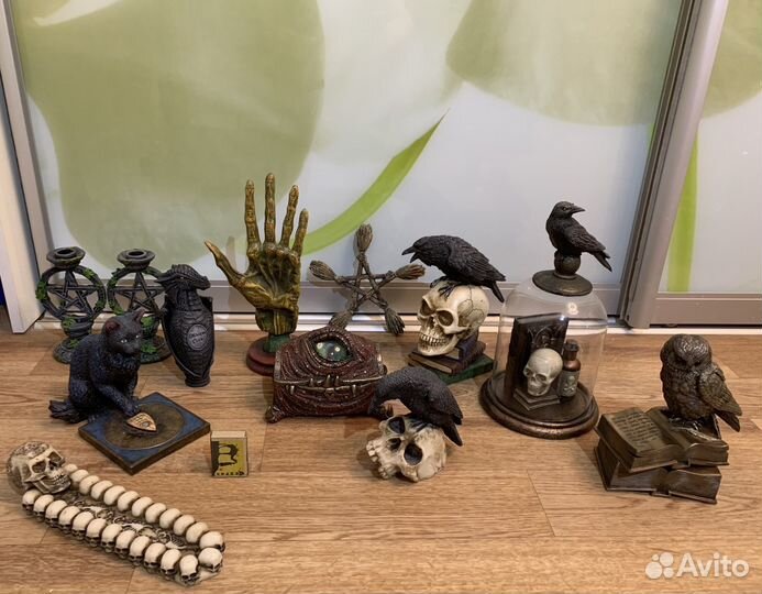 Рогатый Бог, Богиня Луны, Бафомет, череп, сувениры