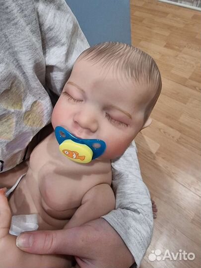 Кукла Реборн силиконовая мальчик