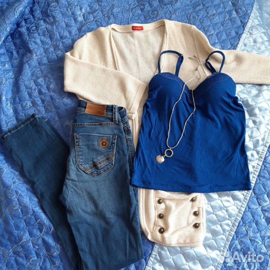 Пакетом одежда