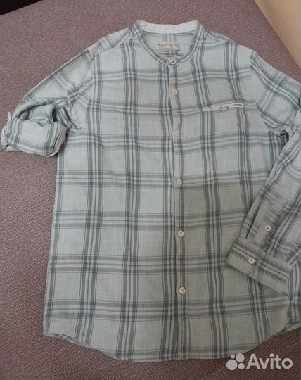 Пакет стильных рубашек Zara и HM р.140