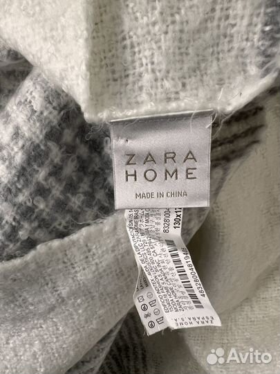 Zara home плед 130 на 170