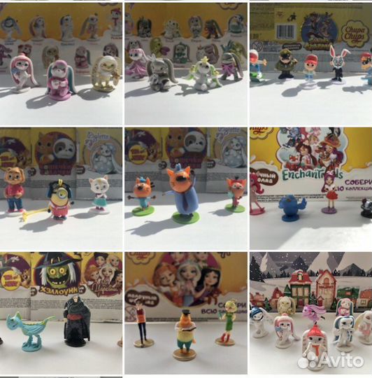 Игрушки чупа чупс Piglette три кота энчантималс