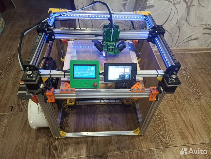 3d принтер re-d-bor на рельсах