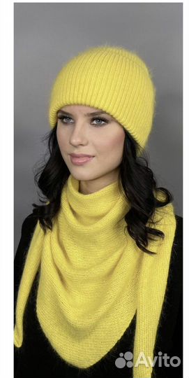 Шапка женская и шарф