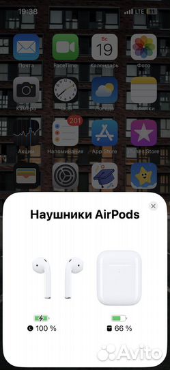Правый наушник apple airpods 2 оригинал