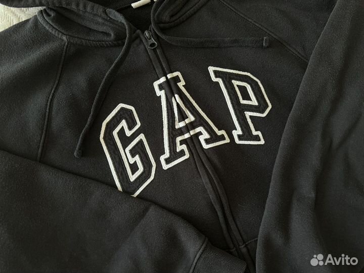 Зип худи gap черная