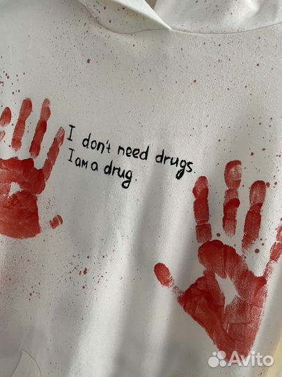 Худи роспись кастом