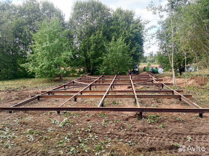 Монтаж винтовых свай