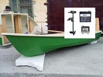 Вёсельная лодка с электромотором Нейва-4 Sea-Pro T