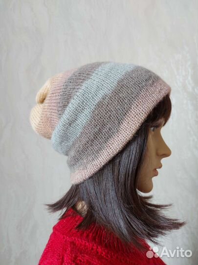 Шапки вязаные, ручная работа