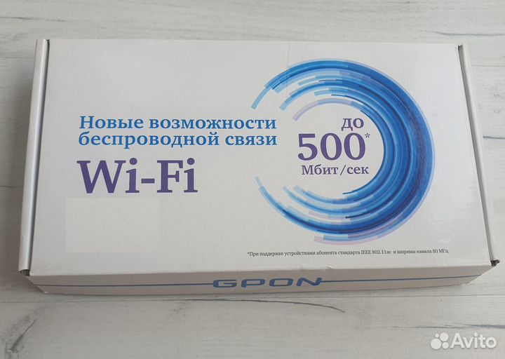 Gpon терминал (оптический роутер)