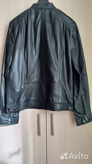Кожаная куртка мужская Новая р.50