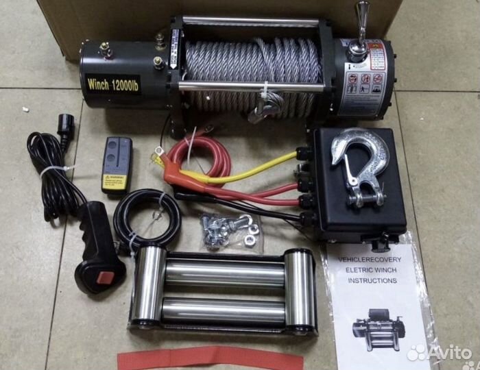 Лебедка электрическая electric 12v