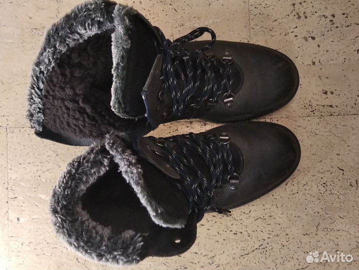 Ботинки женские зимние натуральная кожа 37 р-р мех