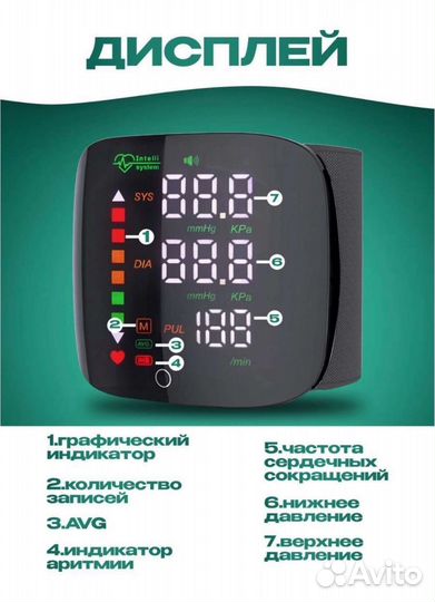 Тонометр автоматический на запястье