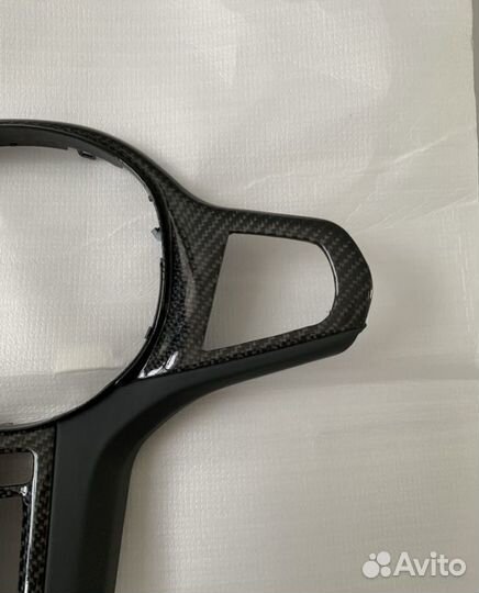 Накладка на руль Карбон BMW G30 G20 F90