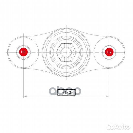 Шаровая опора hyundai elantra 06-11 / KIA ceed